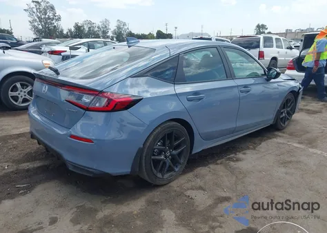 2024 Honda Civic Sport из США, поврежденный, VIN 19XFL2H81RE040468